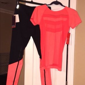 Zella yoga pants and top